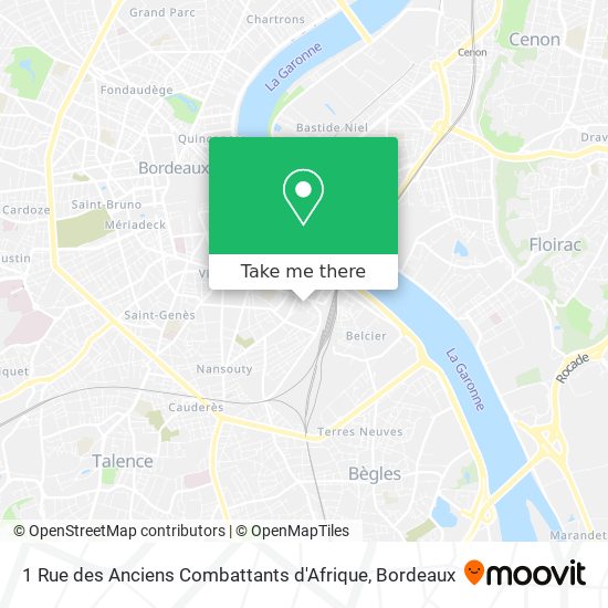 1 Rue des Anciens Combattants d'Afrique map