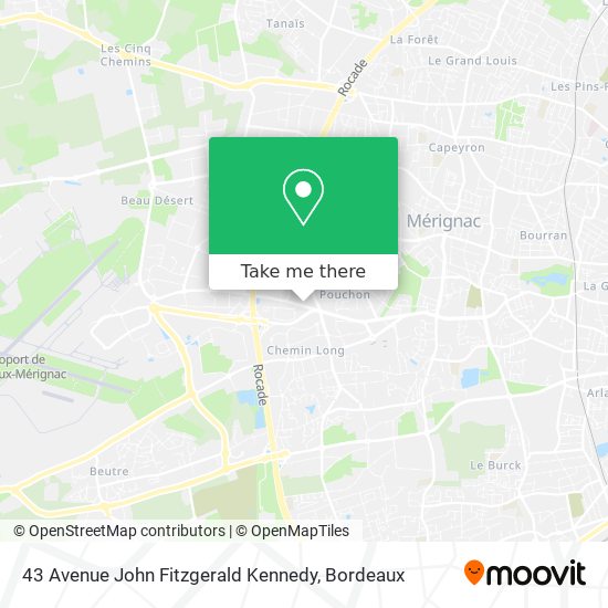 43 Avenue John Fitzgerald Kennedy map