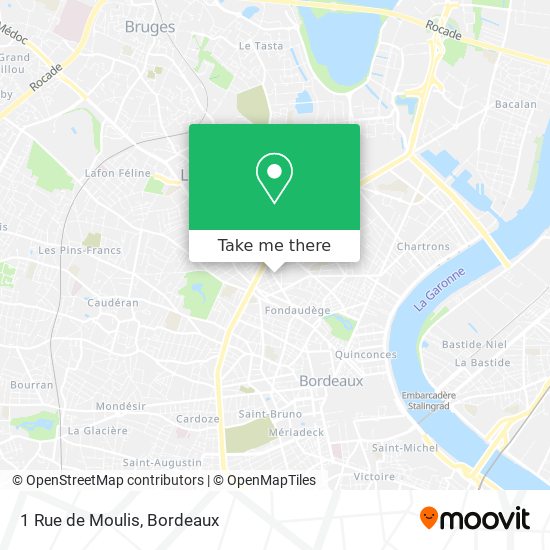 1 Rue de Moulis map