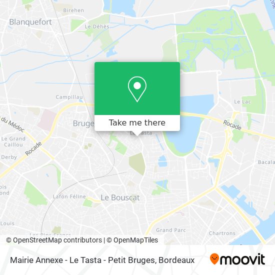 Mairie Annexe - Le Tasta - Petit Bruges map