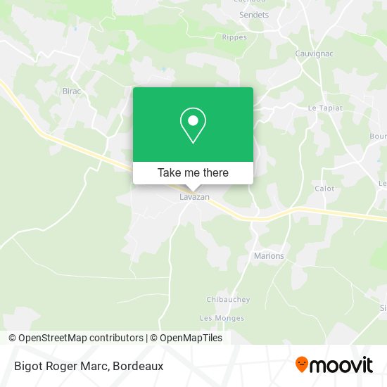 Mapa Bigot Roger Marc