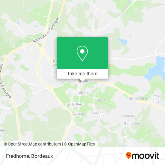 Fredhome map