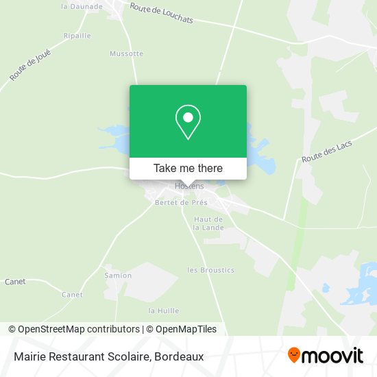 Mairie Restaurant Scolaire map