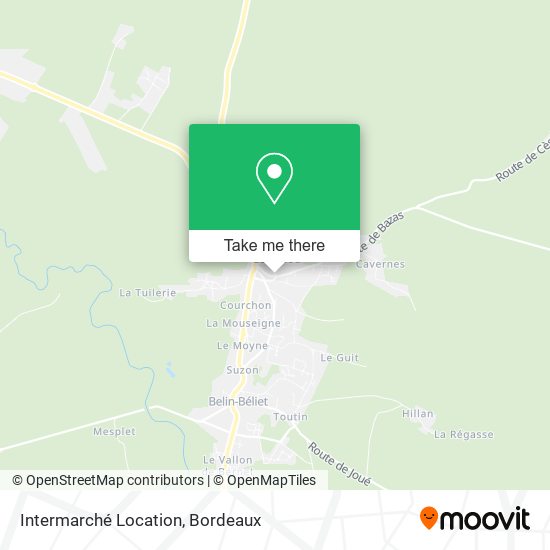 Intermarché Location map