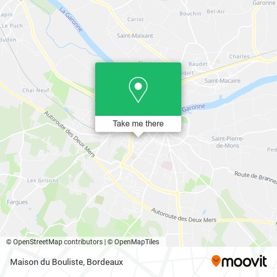 Mapa Maison du Bouliste