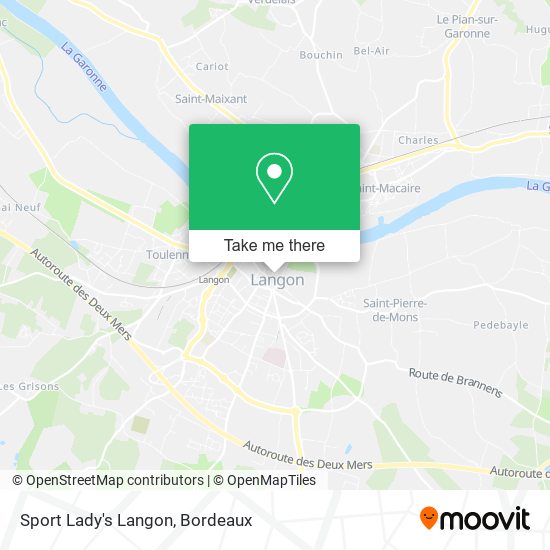 Mapa Sport Lady's Langon