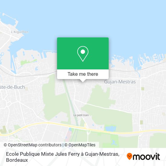 Ecole Publique Mixte Jules Ferry à Gujan-Mestras map
