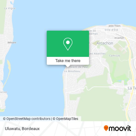 Uluwatu map