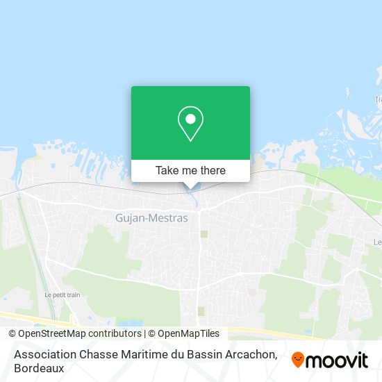 Association Chasse Maritime du Bassin Arcachon map