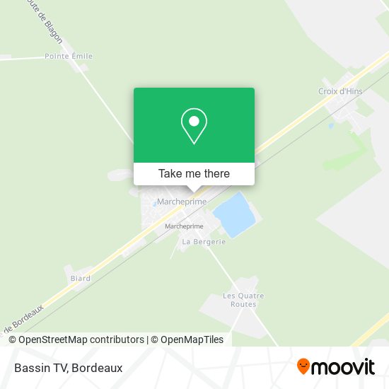 Bassin TV map