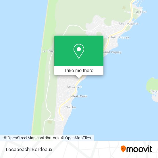 Locabeach map