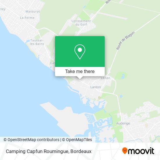 Camping Capfun Roumingue map