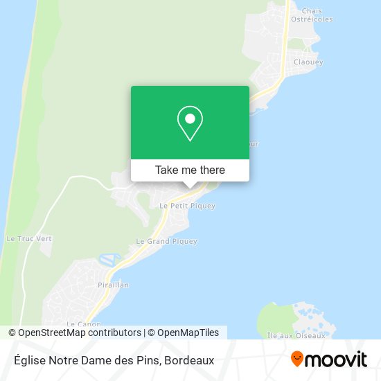 Église Notre Dame des Pins map