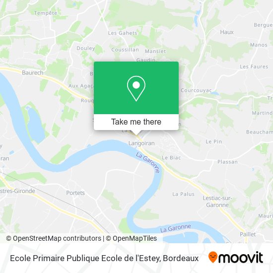 Mapa Ecole Primaire Publique Ecole de l'Estey