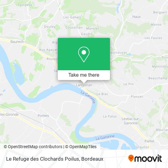 Le Refuge des Clochards Poilus map