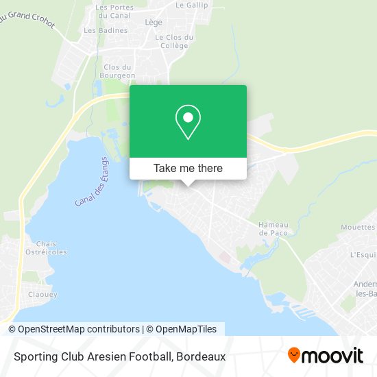 Sporting Club Aresien Football map