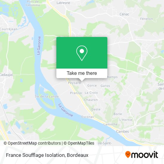 France Soufflage Isolation map