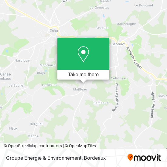 Mapa Groupe Energie & Environnement