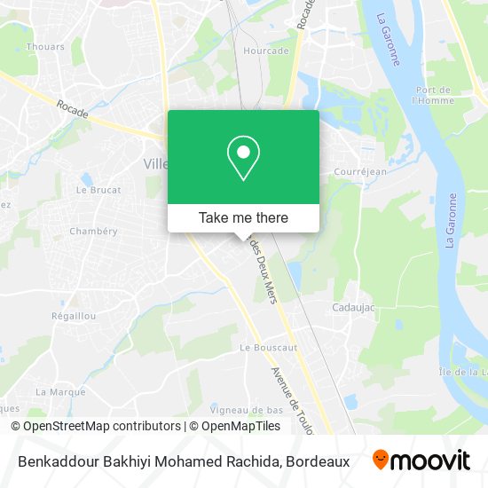 Benkaddour Bakhiyi Mohamed Rachida map