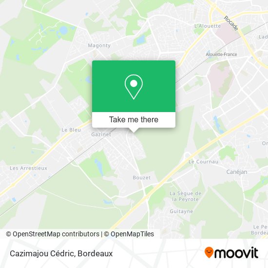 Cazimajou Cédric map