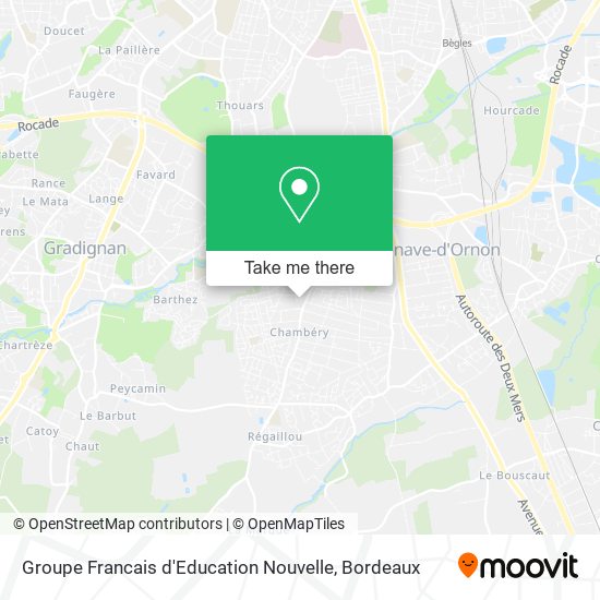 Mapa Groupe Francais d'Education Nouvelle