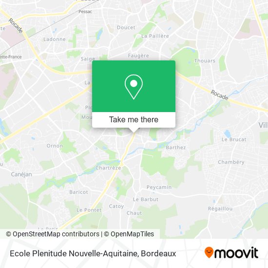 Ecole Plenitude Nouvelle-Aquitaine map