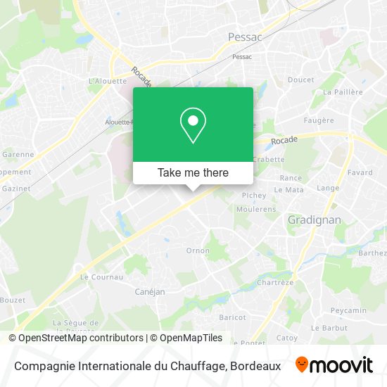 Mapa Compagnie Internationale du Chauffage