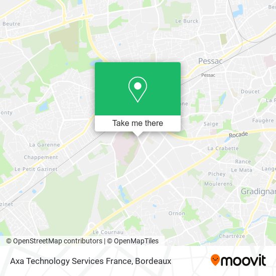 Mapa Axa Technology Services France