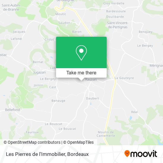 Les Pierres de l'Immobilier map