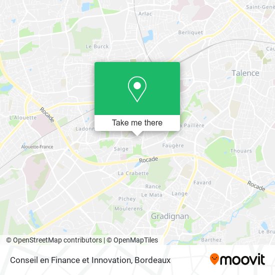 Conseil en Finance et Innovation map