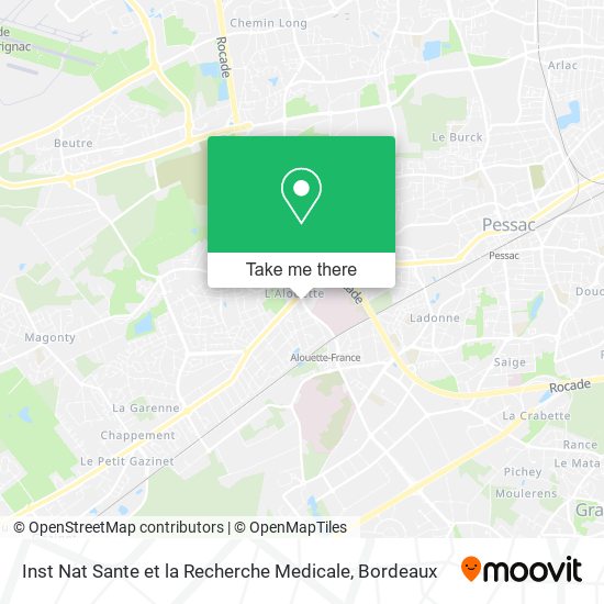 Inst Nat Sante et la Recherche Medicale map