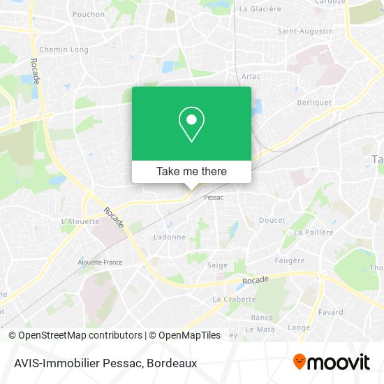 AVIS-Immobilier Pessac map