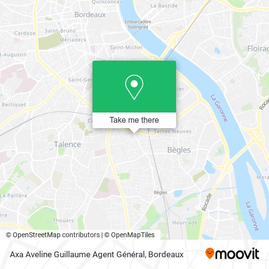 Axa Aveline Guillaume Agent Général map