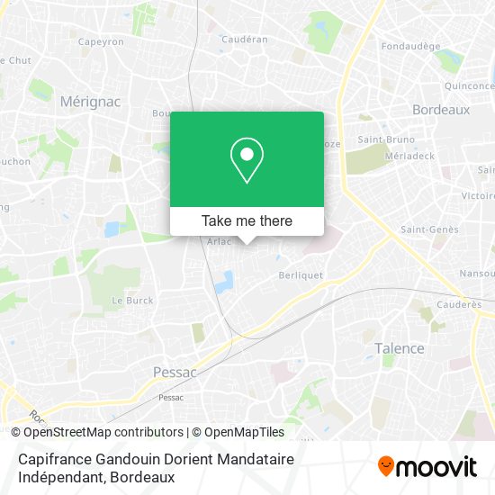 Capifrance Gandouin Dorient Mandataire Indépendant map