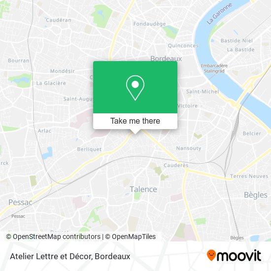 Atelier Lettre et Décor map