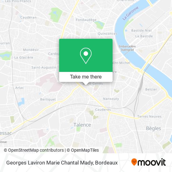 Georges Laviron Marie Chantal Mady map