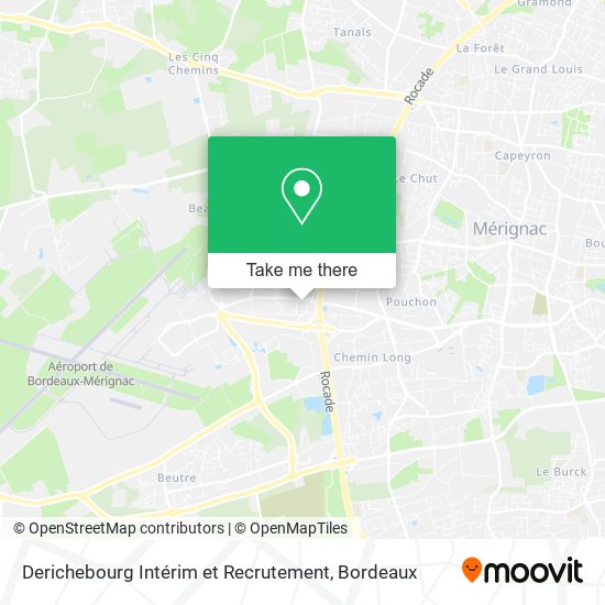 Mapa Derichebourg Intérim et Recrutement
