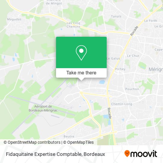 Fidaquitaine Expertise Comptable map