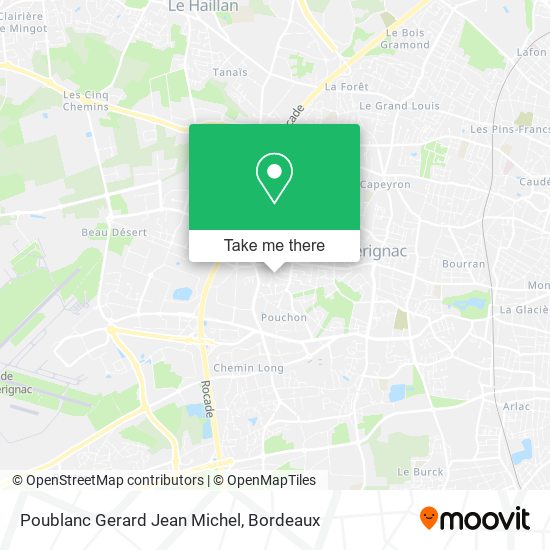 Poublanc Gerard Jean Michel map