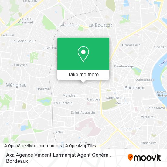 Mapa Axa Agence Vincent Larmanjat Agent Général