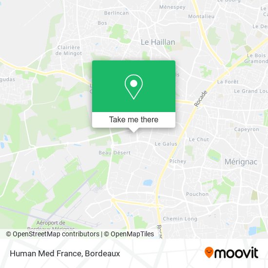 Human Med France map