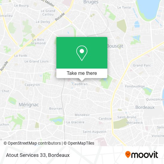 Atout Services 33 map