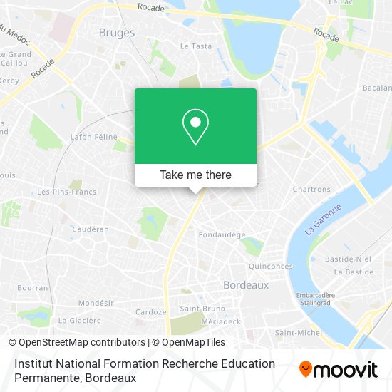 Institut National Formation Recherche Education Permanente map