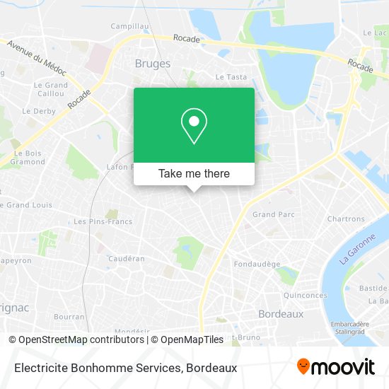 Electricite Bonhomme Services map