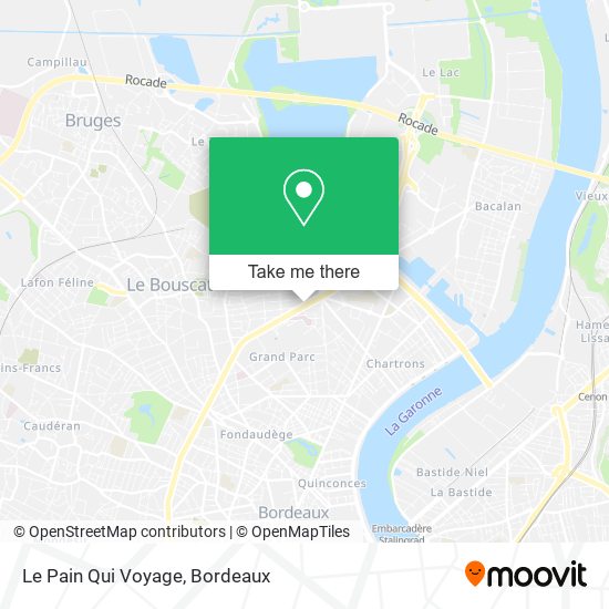 Le Pain Qui Voyage map