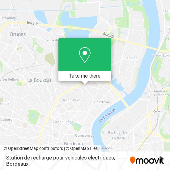 Station de recharge pour véhicules électriques map