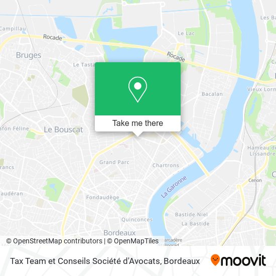 Tax Team et Conseils Société d'Avocats map