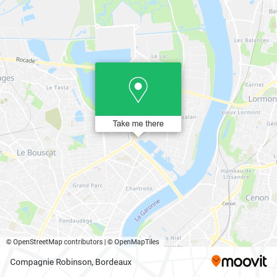 Compagnie Robinson map