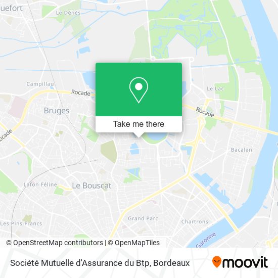 Société Mutuelle d'Assurance du Btp map