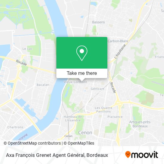 Axa François Grenet Agent Général map